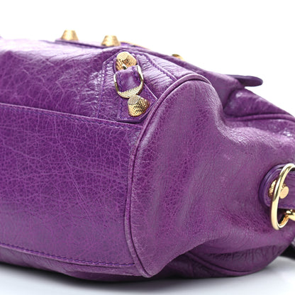 Balenciaga Agneau Giant 21 Gold Hardware Mini Twiggy Ultraviolet 9 of 9