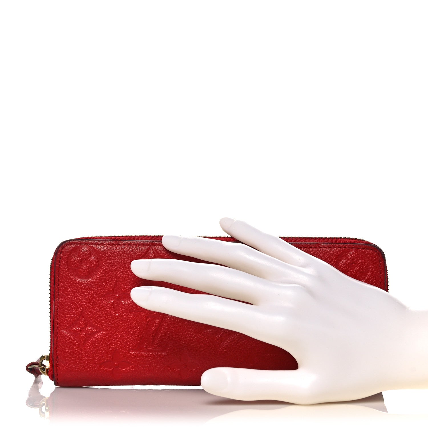 Louis Vuitton Empreinte Clemence Wallet Cherry 2 of 14