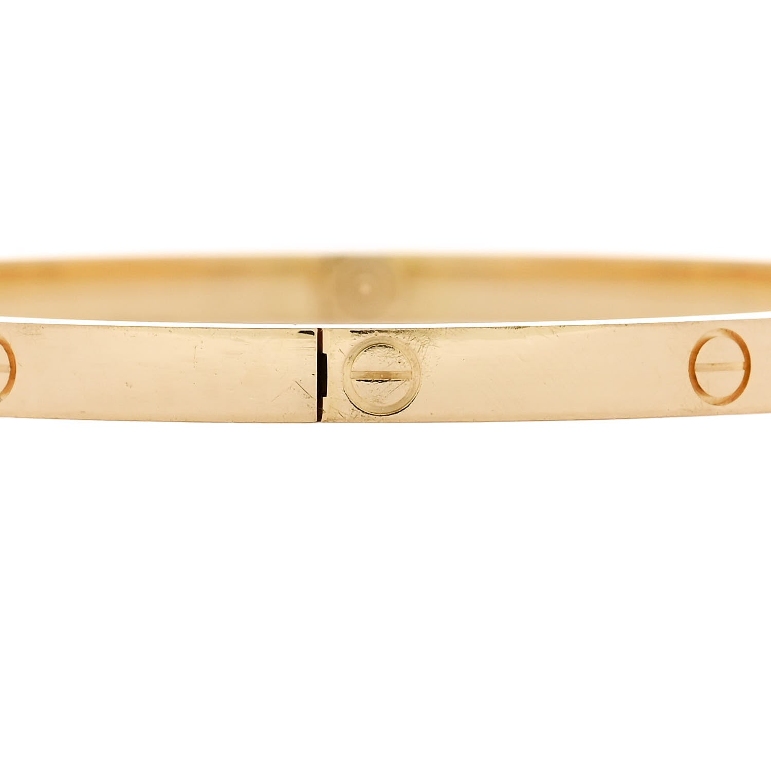 Cartier 18K Yellow Gold Small LOVE Bracelet 17 4 of 9