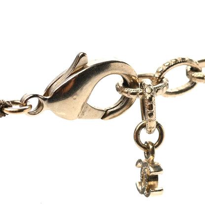 Chanel Graduated Pearl Gripoix Necklace Turquoise Burgundy 5 of 6