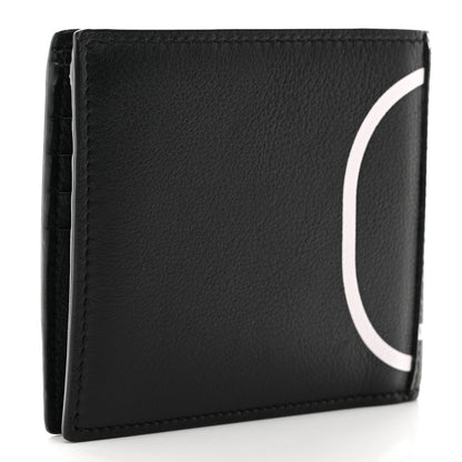 Valentino Garavani Calfskin Go Logo Bi-Fold Wallet Black 3 of 7