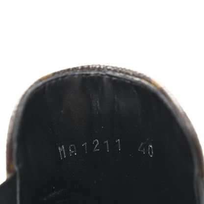 Louis Vuitton Patent Monogram LV Beaubourg Ankle Boots 40 Black 9 of 10