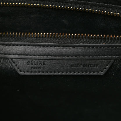 Celine Twill Smooth Calfskin Mini Luggage Dune Black 6 of 10