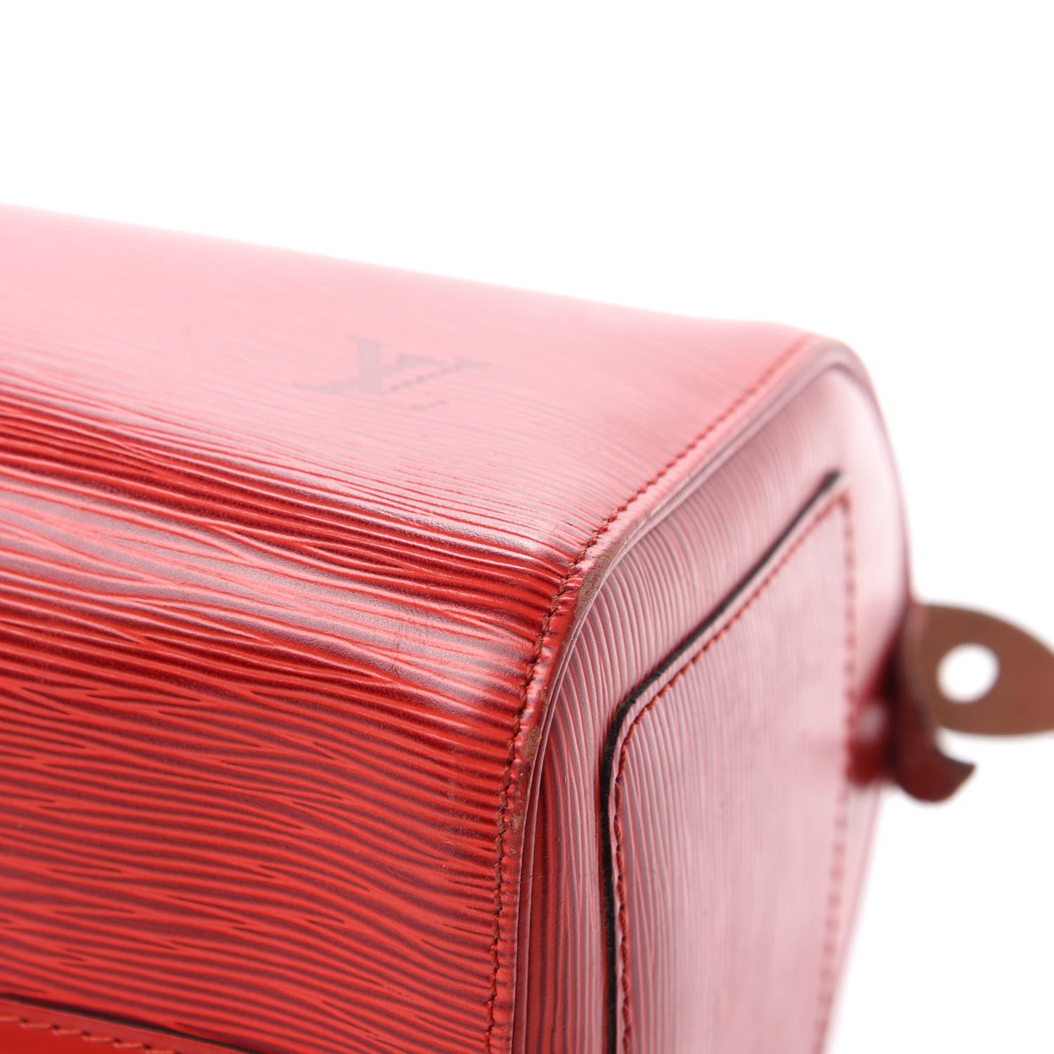 Louis Vuitton Epi Speedy 25 Castillan Red 9 of 18