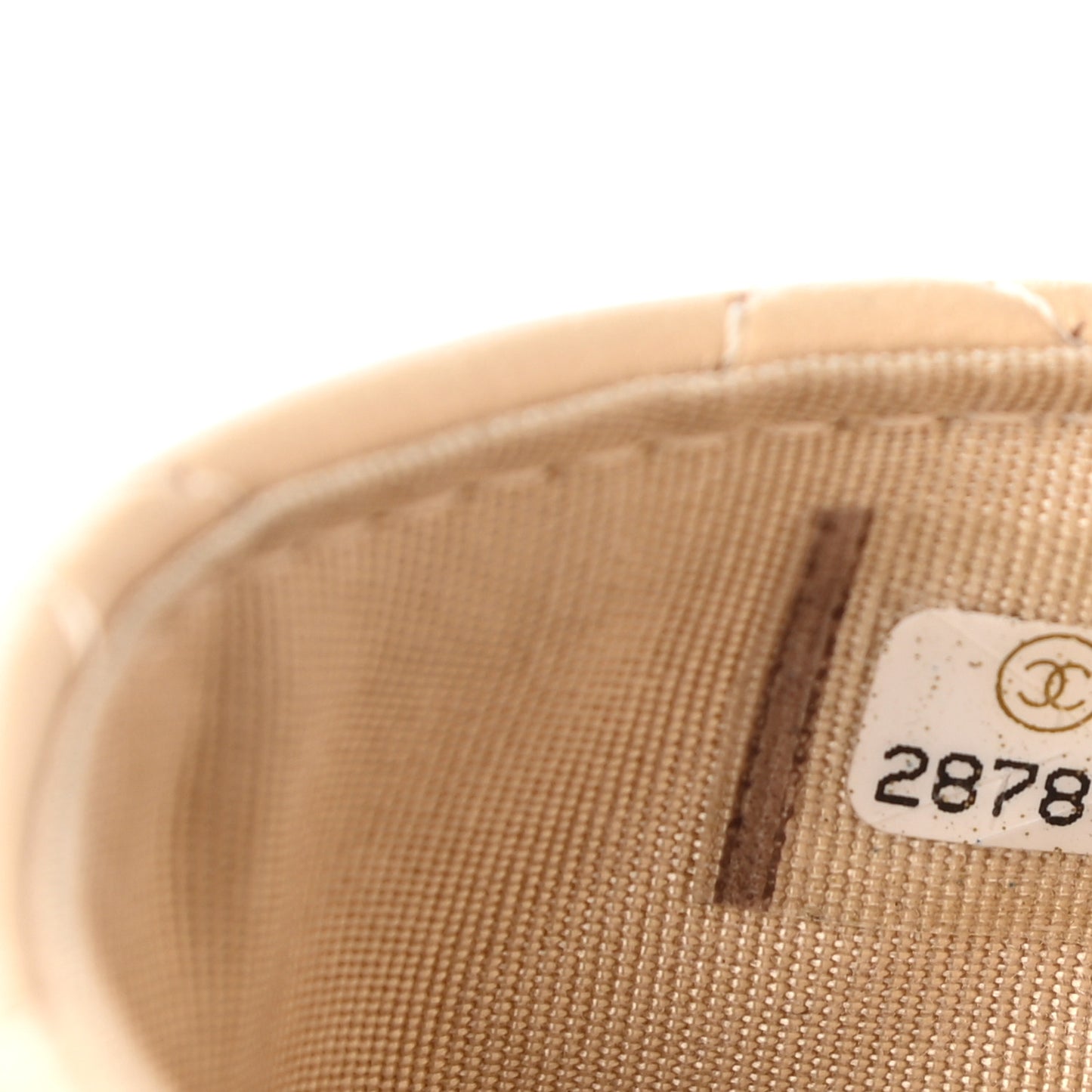 Tweed Lambskin Quilted Waist Bag With Coin Purse Beige