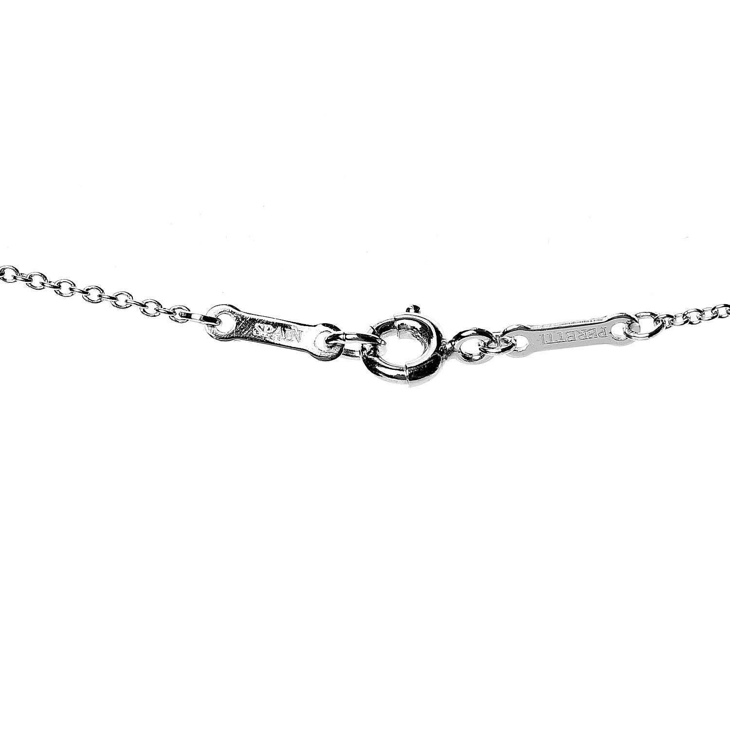 Tiffany Platinum Diamond 12mm Elsa Peretti Cross Pendant Necklace 5 of 6