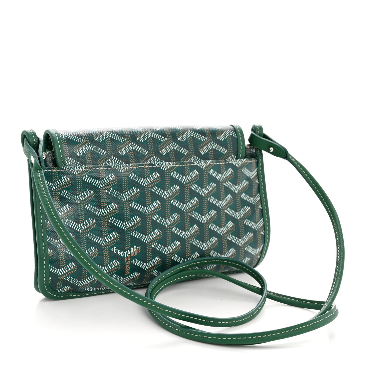 Goyardine Plumet Wallet Clutch Green