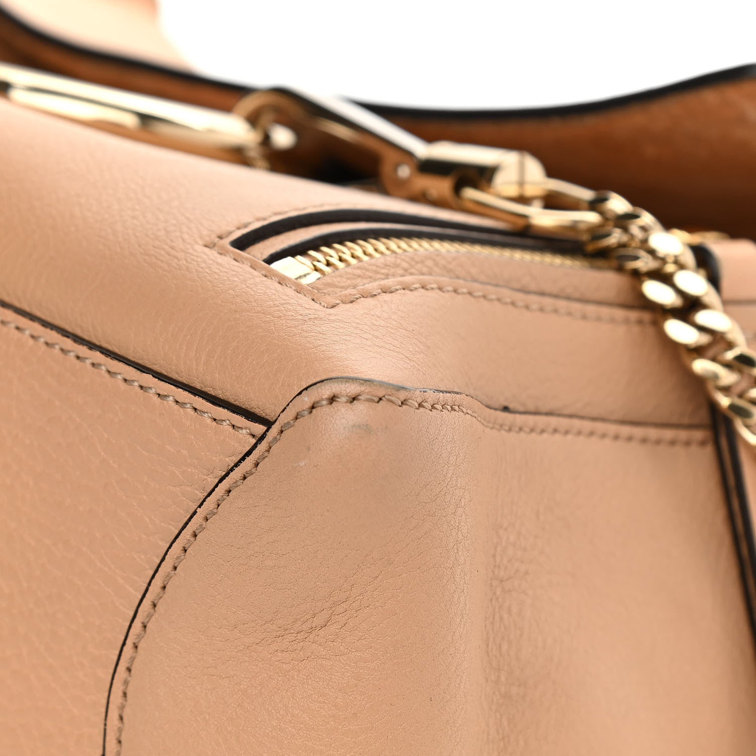 Chloe Calfskin Small Faye Day Shoulder Bag Blush Nude 11 of 13