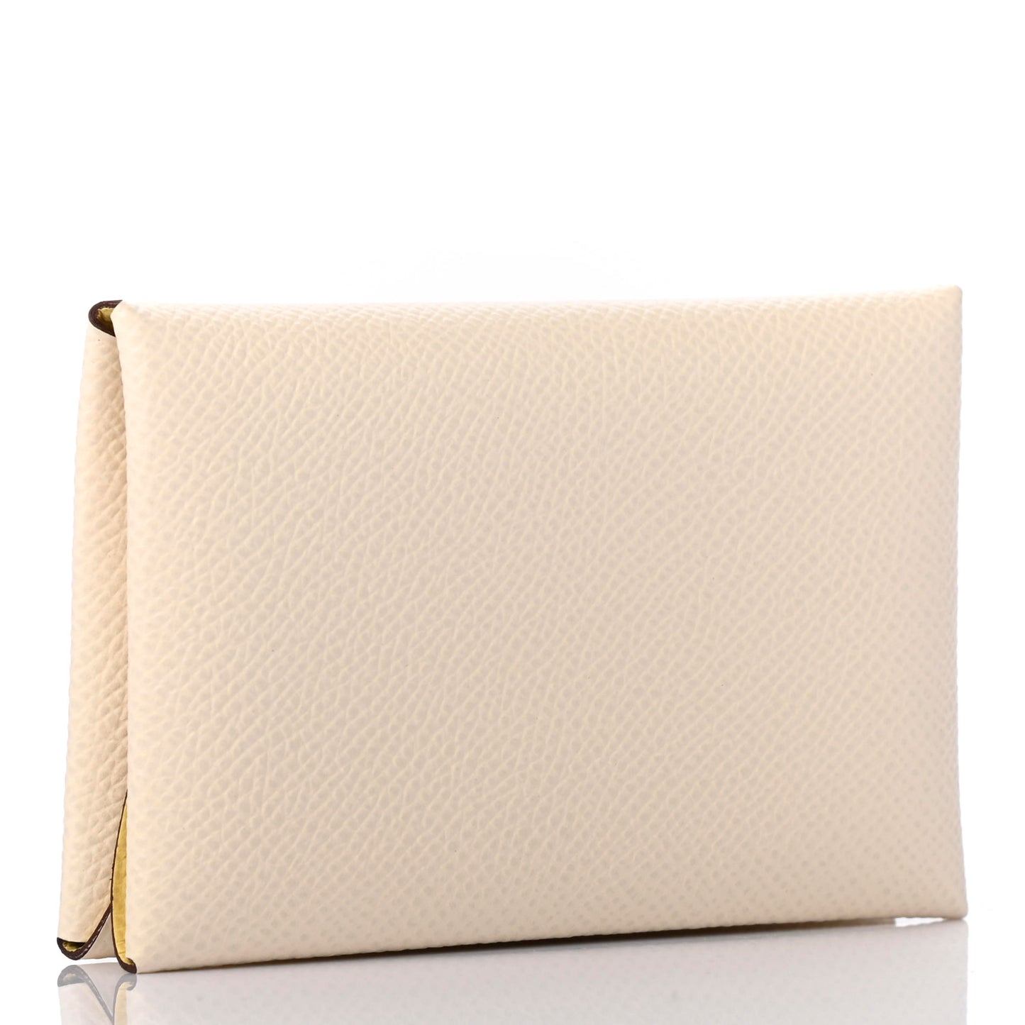 Epsom Verso Calvi Duo Card Case Nata Jaune Poussin