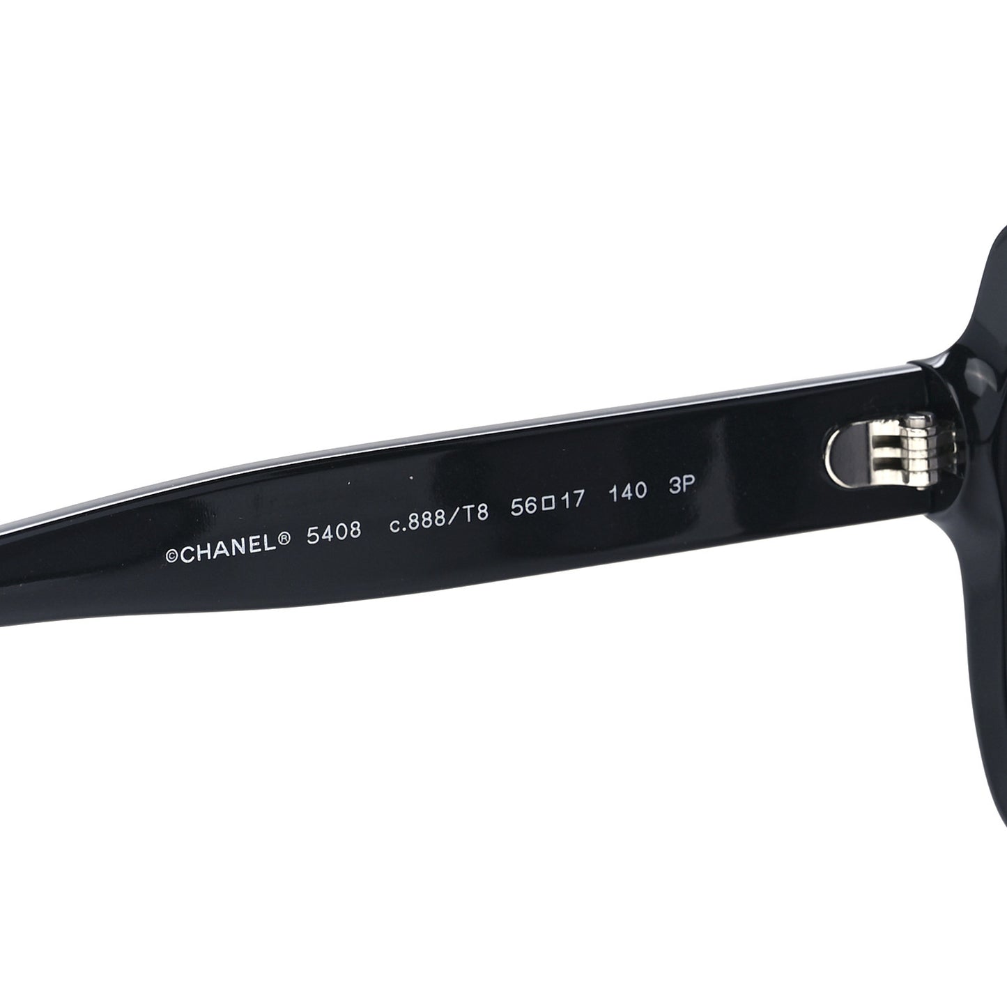 Acetate Polarized Square Sunglasses 5408 Black
