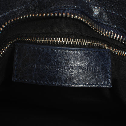 Balenciaga Agneau Giant 21 Silver Hardware City Bleu Marine 6 of 7