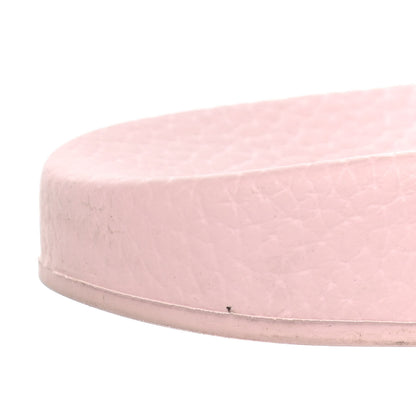 Valentino Garavani Rubber VLTN Pool Slide Sandals 37 Water Rose Disco Pink 16 of 16