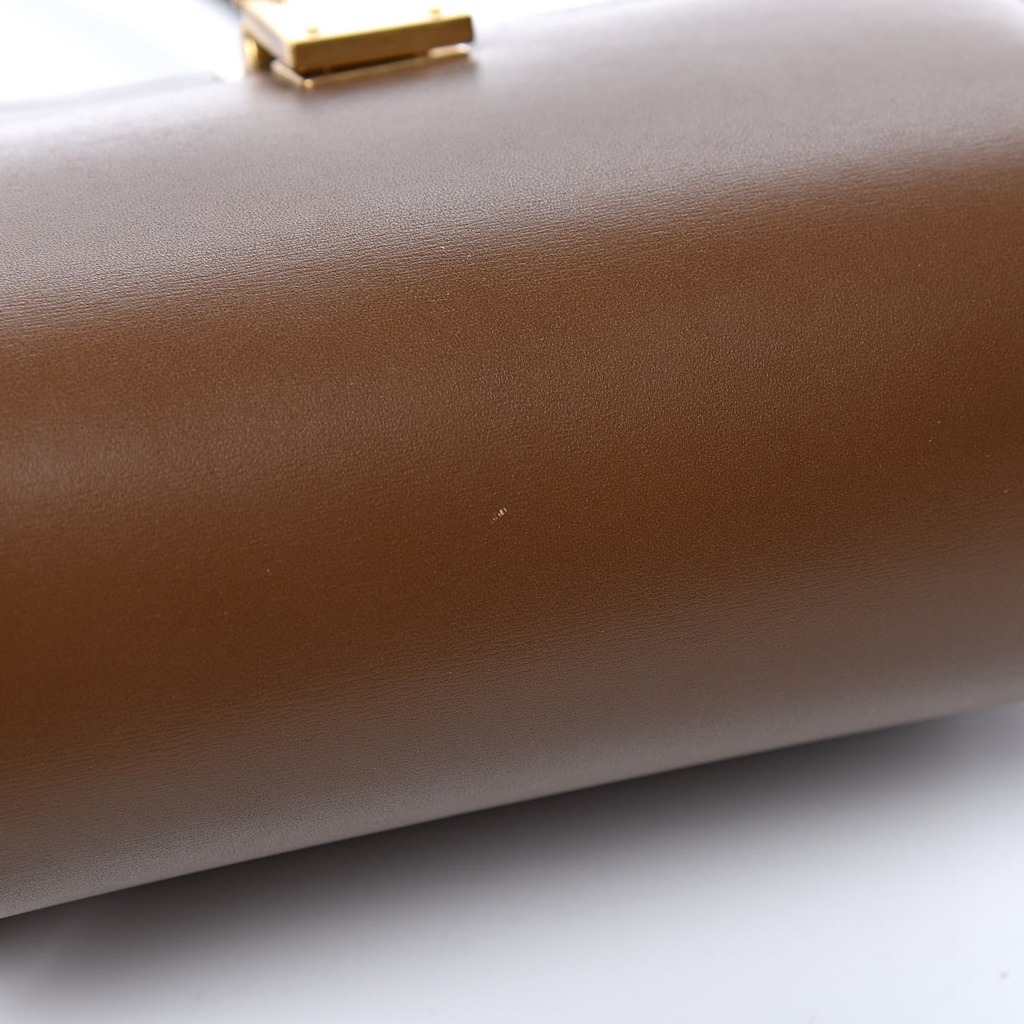 Smooth Calfskin Small Classic Box Flap Bag Camel