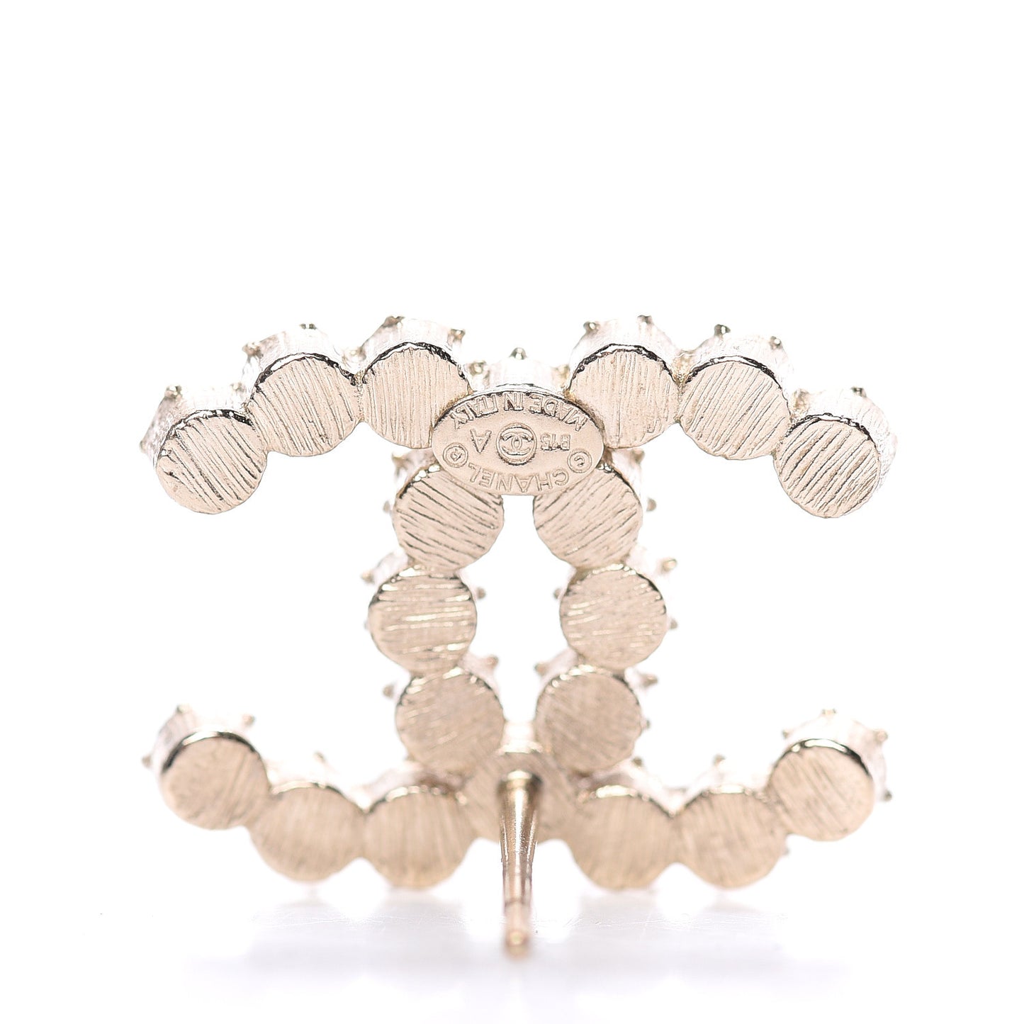 Crystal CC Earrings Gold