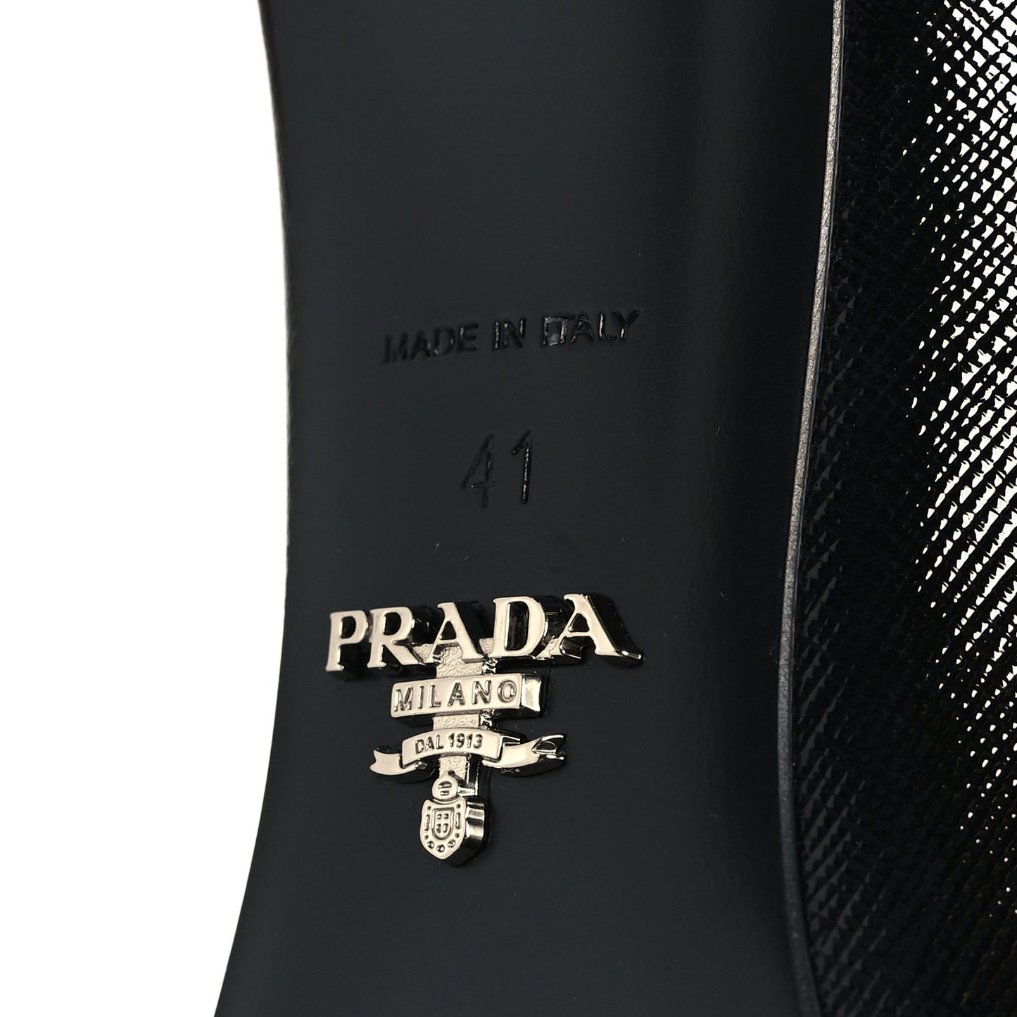 Saffiano Patent Pumps 41 Black