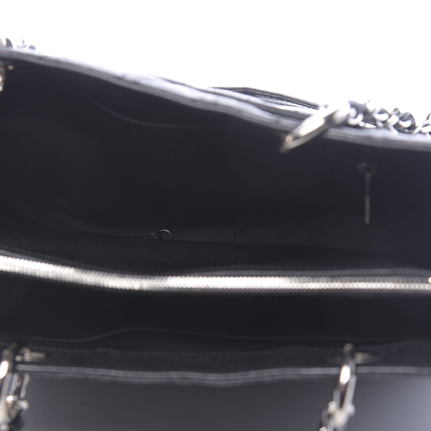 Caviar Quilted Grand Shopping Tote GST Black