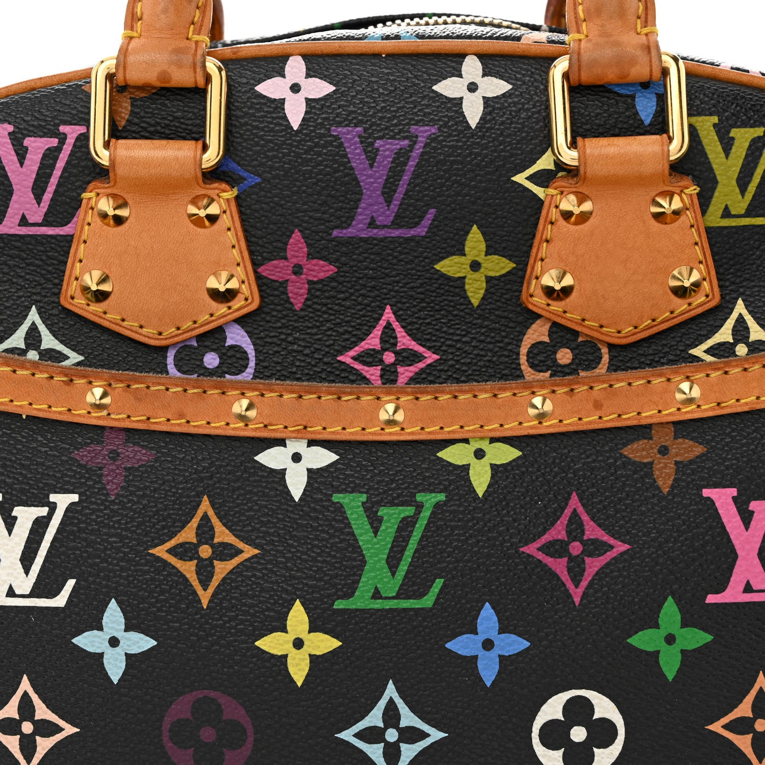 Louis Vuitton Monogram Multicolor Trouville Black 8 of 13