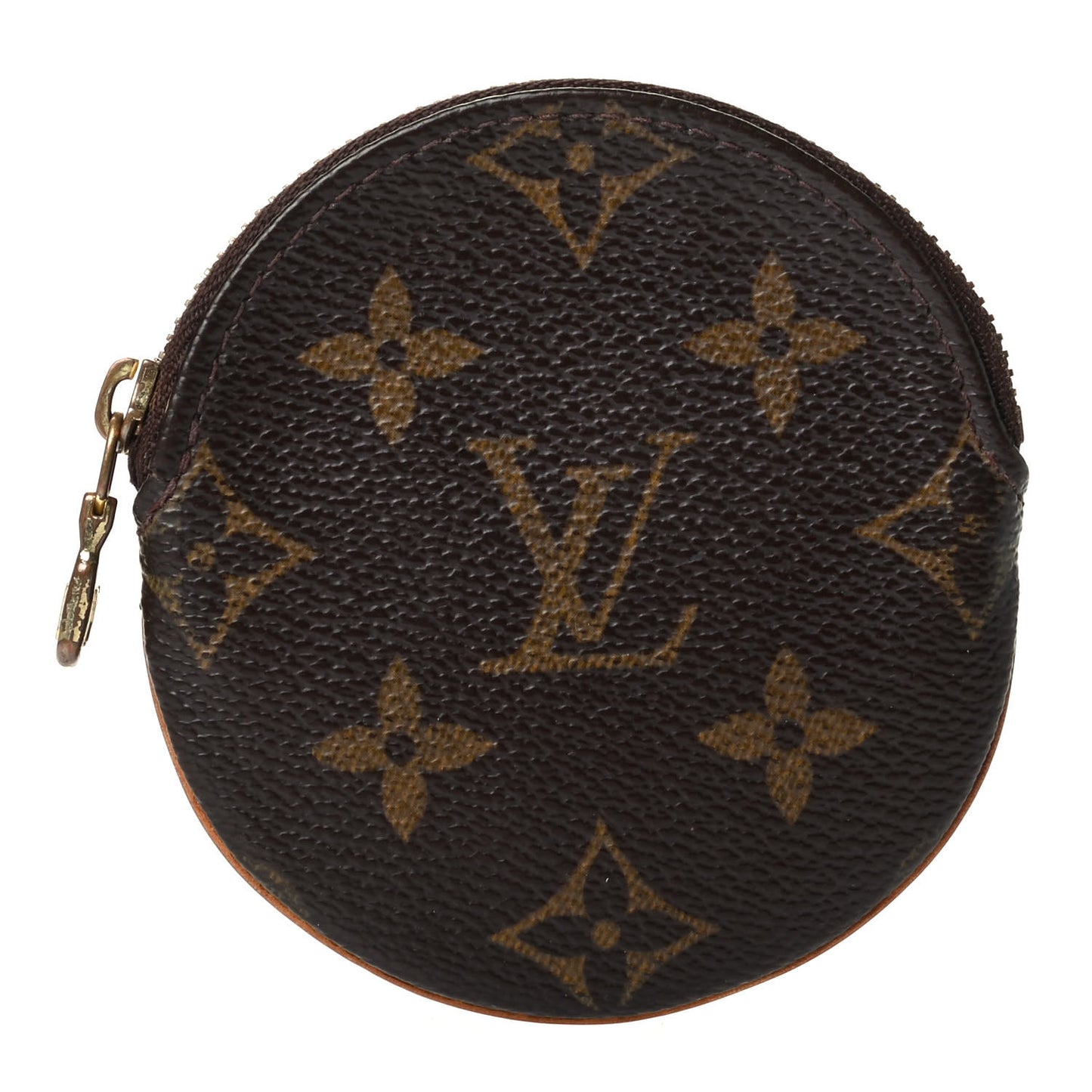 Monogram Round Coin Purse
