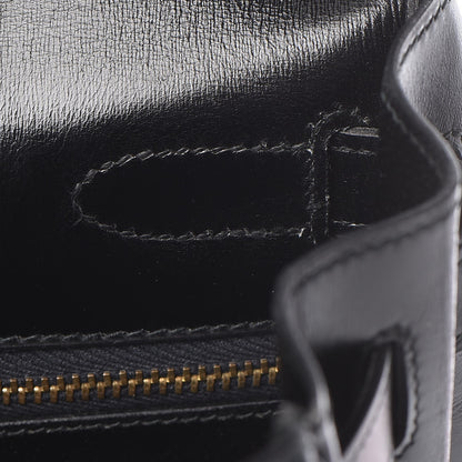Hermes Box Kelly Retourne 32 Black 13 of 39