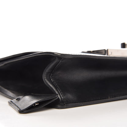 Prada Soft Calfskin Sound Chain Shoulder Bag Black 8 of 9
