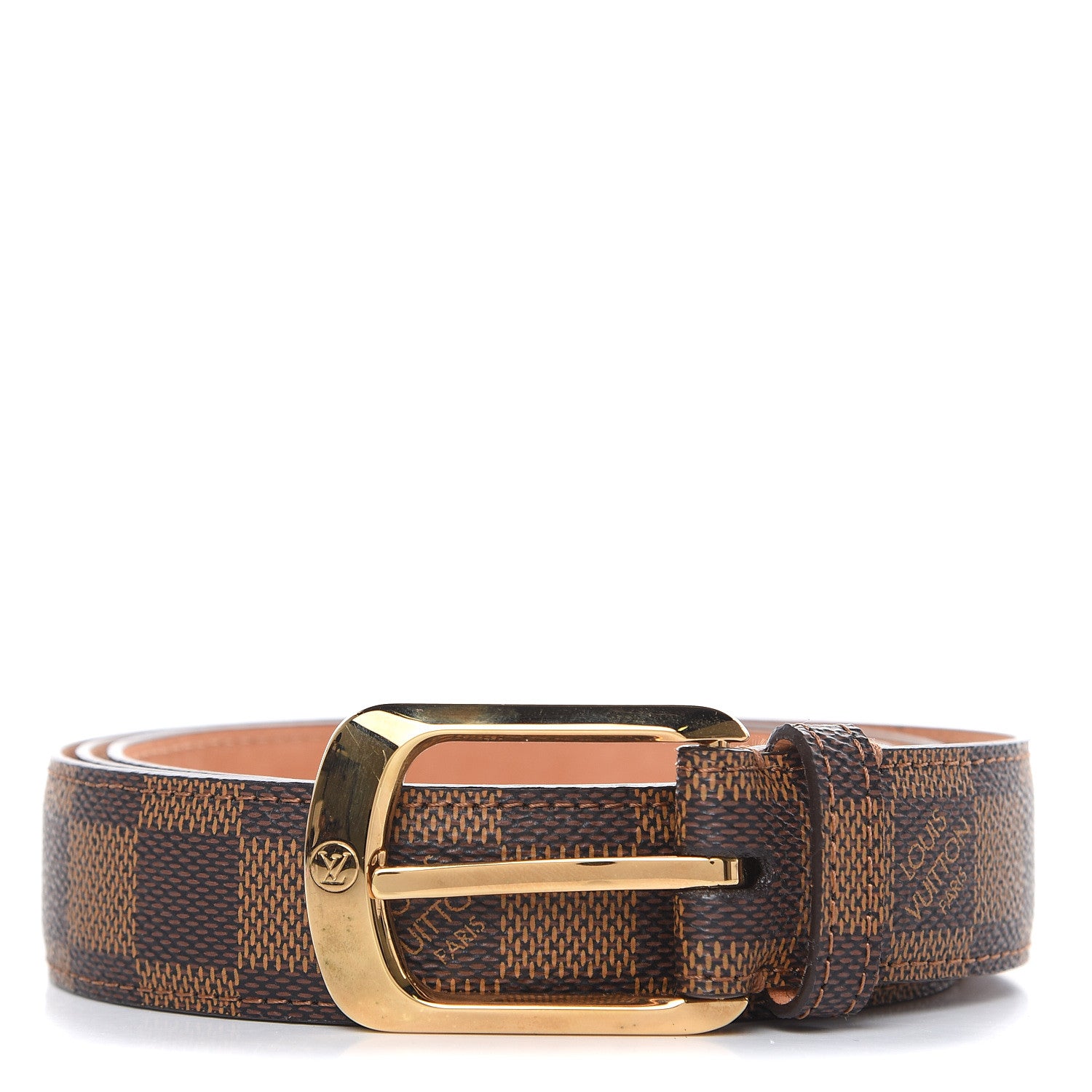 Louis Vuitton Damier Ebene Ellipse Belt 100 40 1 of 8