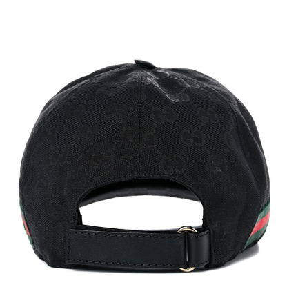 Gucci Monogram Web Baseball Hat L Black 4 of 9