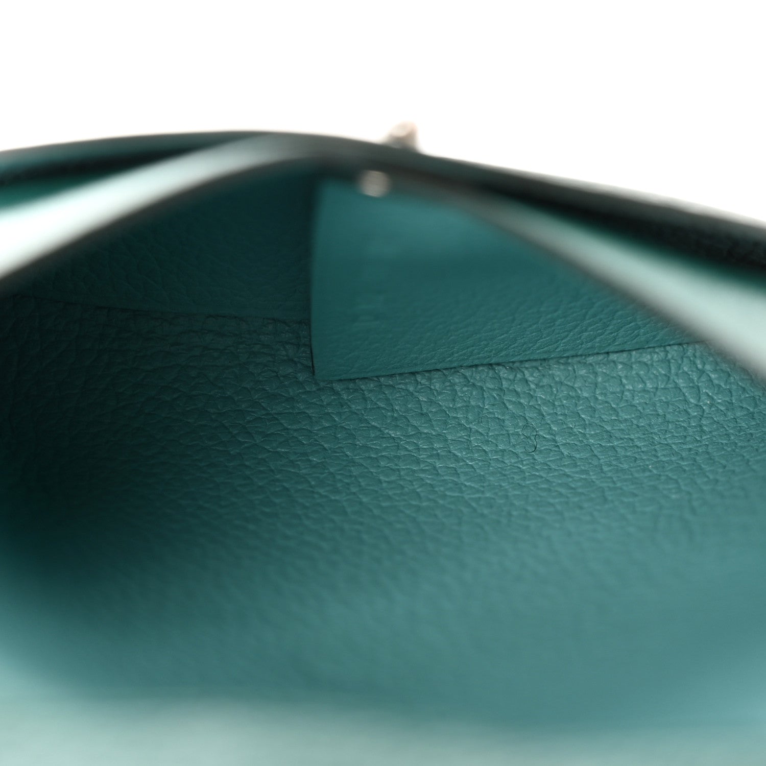 Hermes Evercolor Verso Bastia Coin Purse Malachite Bleu Atoll 5 of 7
