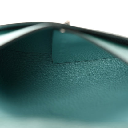 Hermes Evercolor Verso Bastia Coin Purse Malachite Bleu Atoll 5 of 7