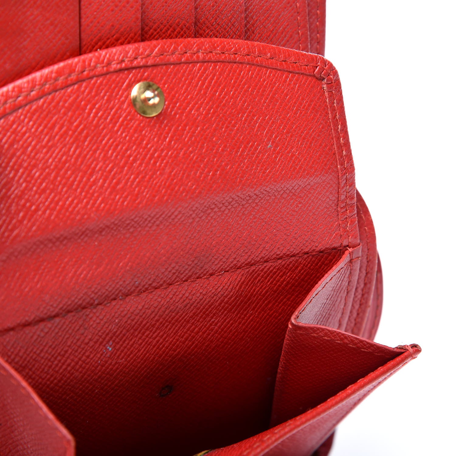 Louis Vuitton Epi Porte Billets Compact Wallet Rouge 11 of 14