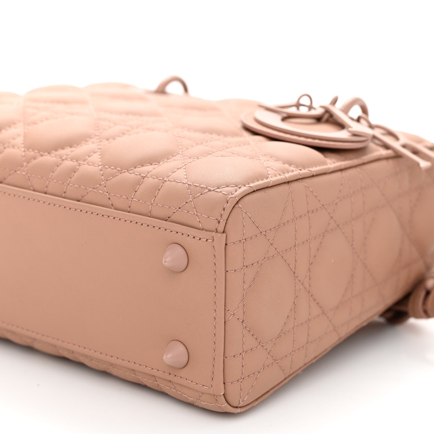 Christian Dior Ultra Matte Calfskin Cannage Small My ABCDior Lady Dior Beige 9 of 9