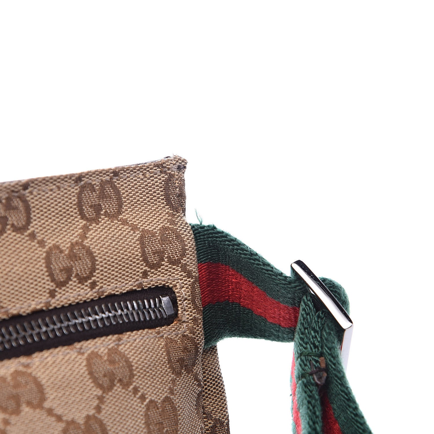 Gucci Monogram Web Belt Bag Dark Brown 11 of 12