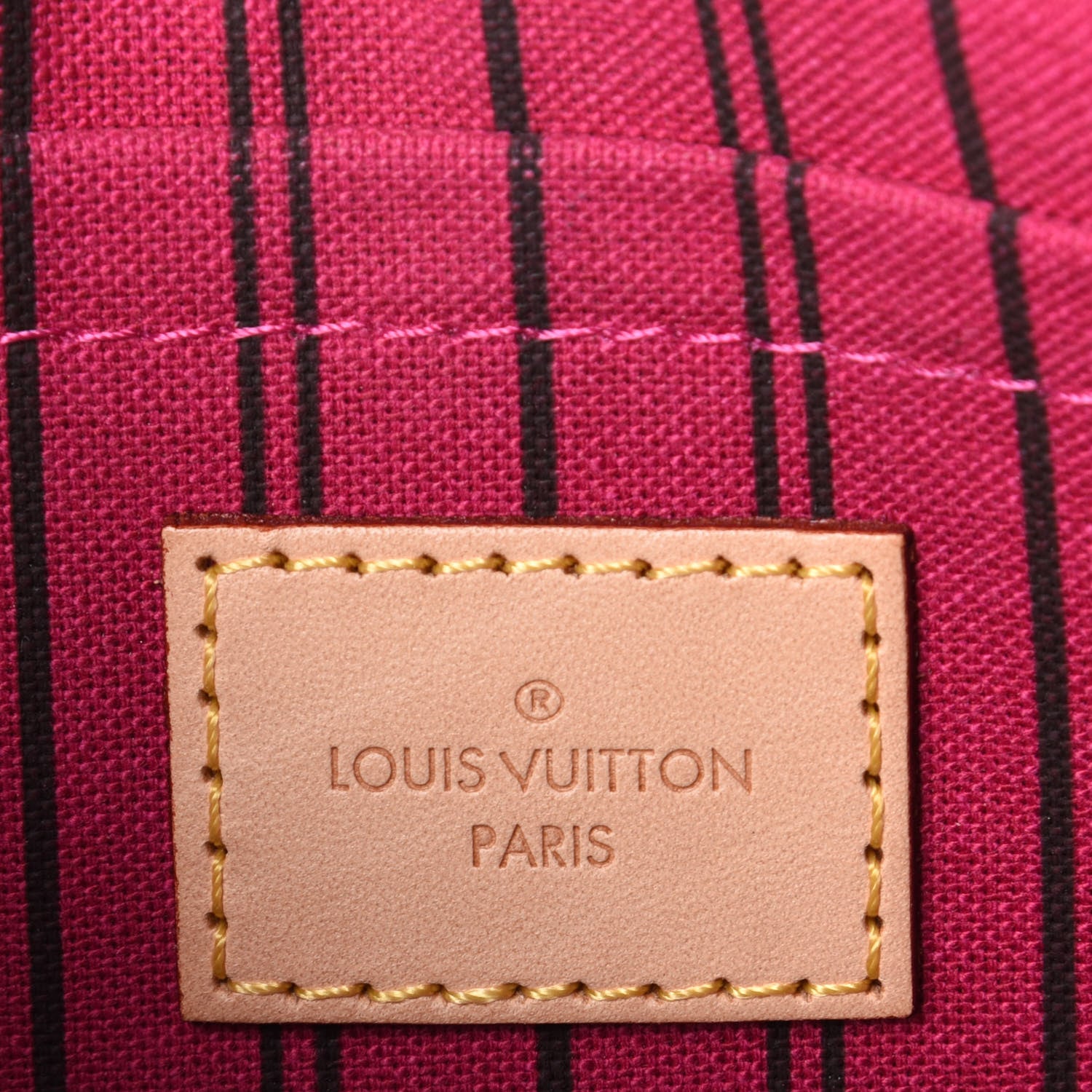 Louis Vuitton Monogram Neverfull MM GM Pochette Pivoine 4 of 4