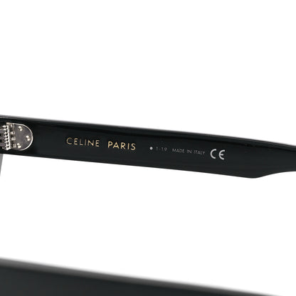 Celine Acetate Polarized Square Sunglasses CL40090I Black 6 of 6