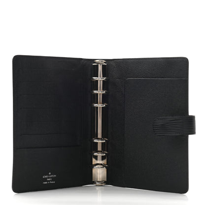 Louis Vuitton Epi Medium Ring Agenda Cover Black 4 of 7