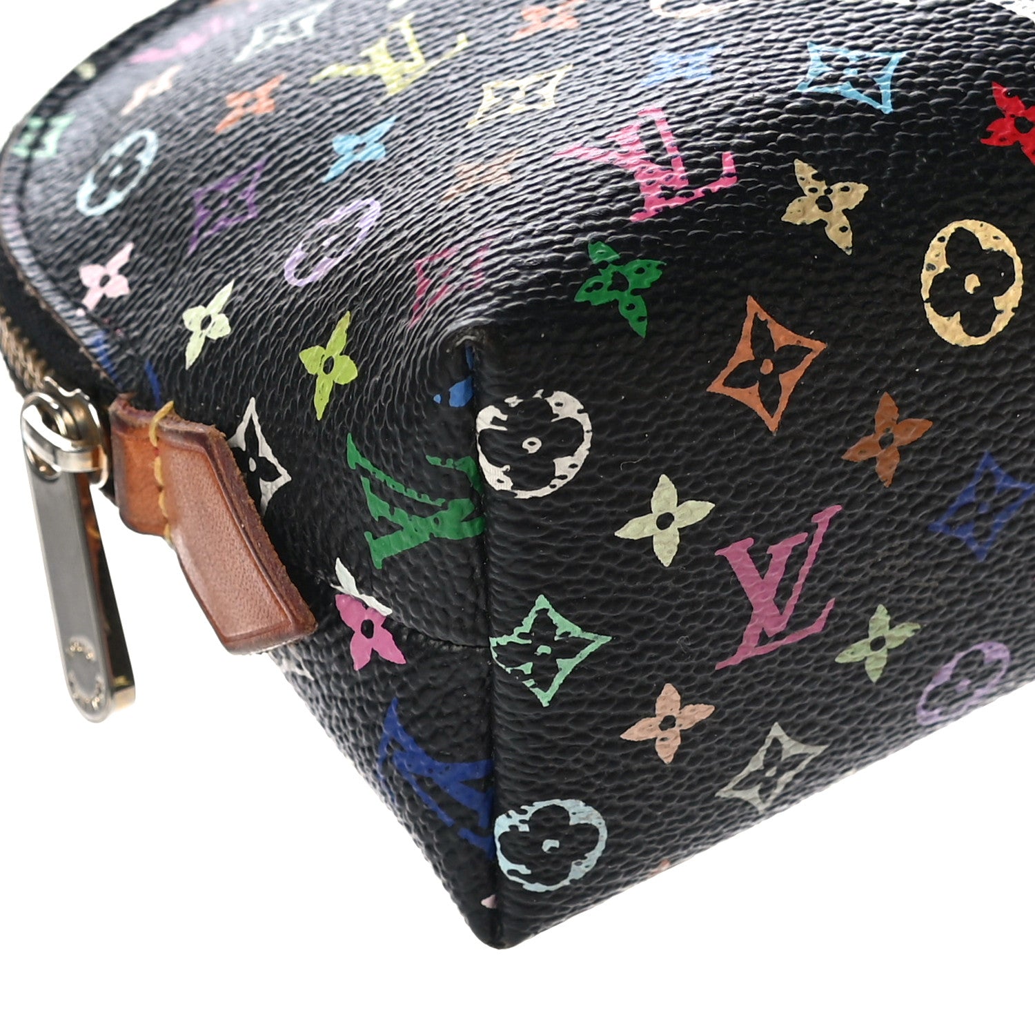 Louis Vuitton Monogram Multicolor Cosmetic Pouch Black Grenade 8 of 12