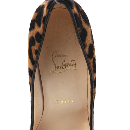 Christian Louboutin Calf Hair Leopard Print Maryl 85 Pumps 39.5 7 of 7