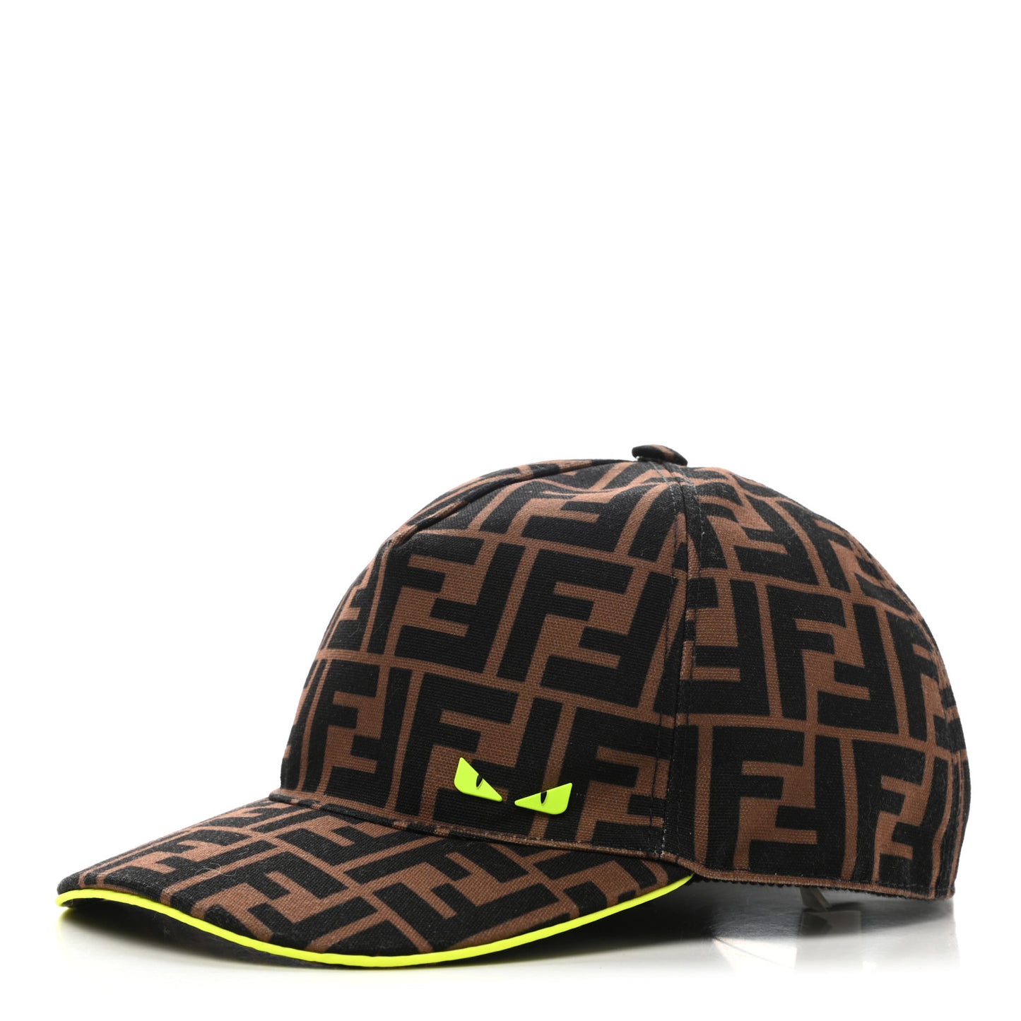 Canvas FF Monster Eyes Childrens Baseball Hat Tobacco Yellow