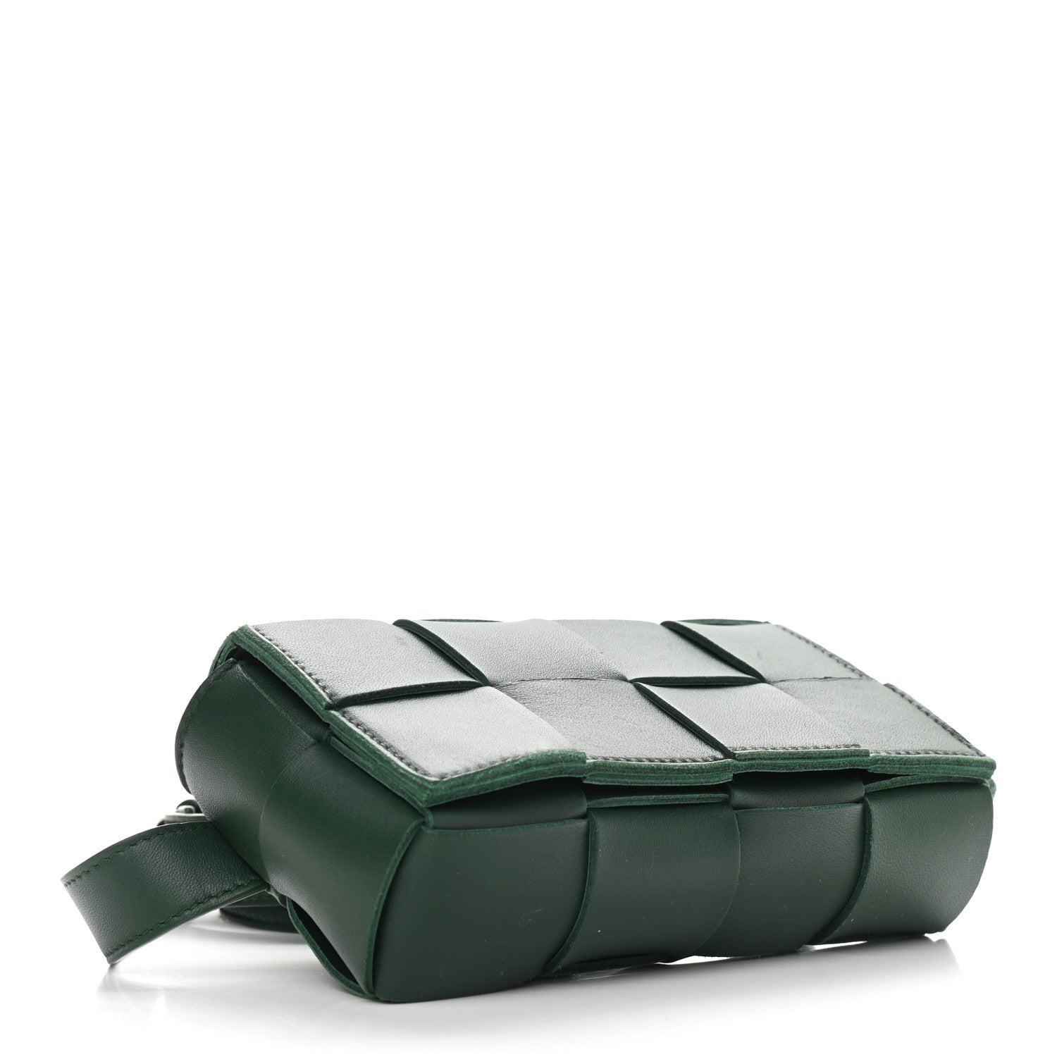 Bottega Veneta Nappa Maxi Intreccio The Belt Cassette Bag Raintree 4 of 10