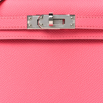 Hermes Epsom Mini Kelly Sellier 20 Rose Azalee 8 of 11