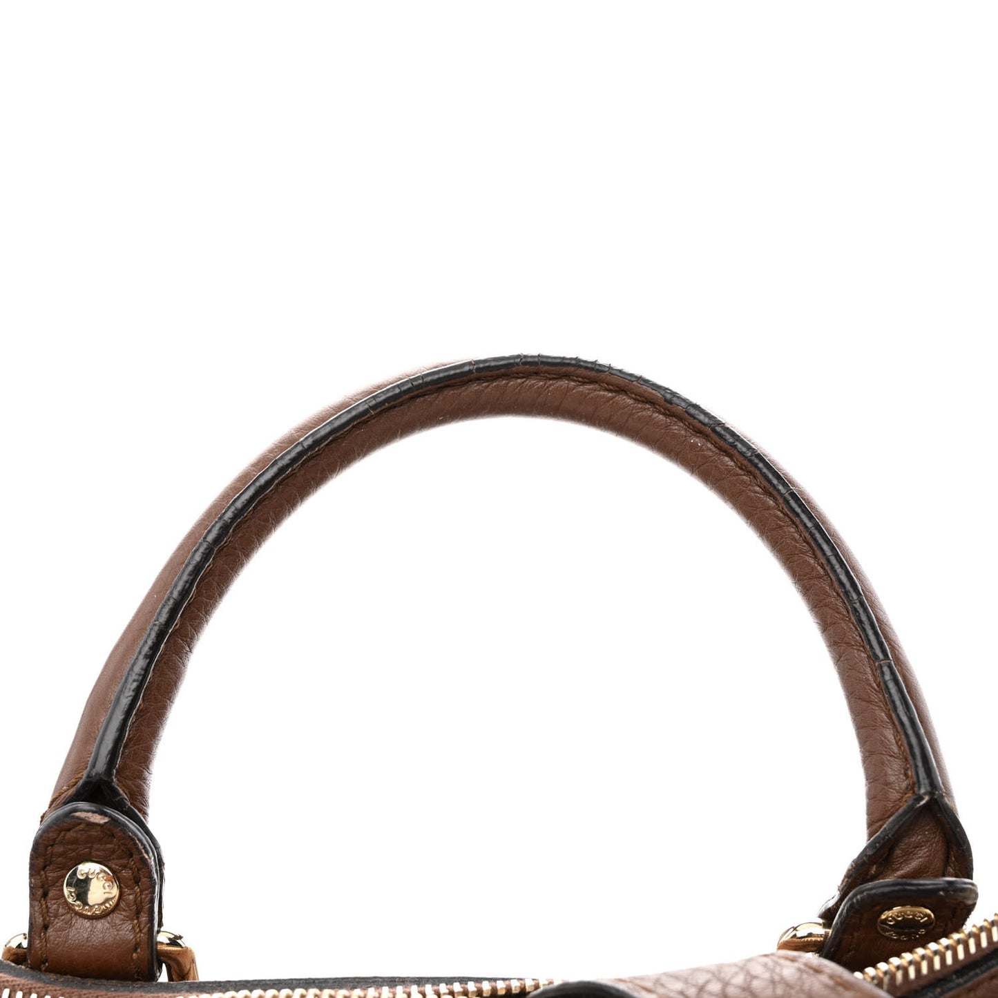 Monogram Web Medium Boston Dark Brown