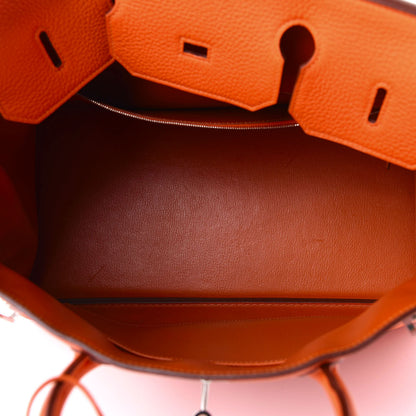 Hermes Togo Birkin 40 Orange 5 of 14