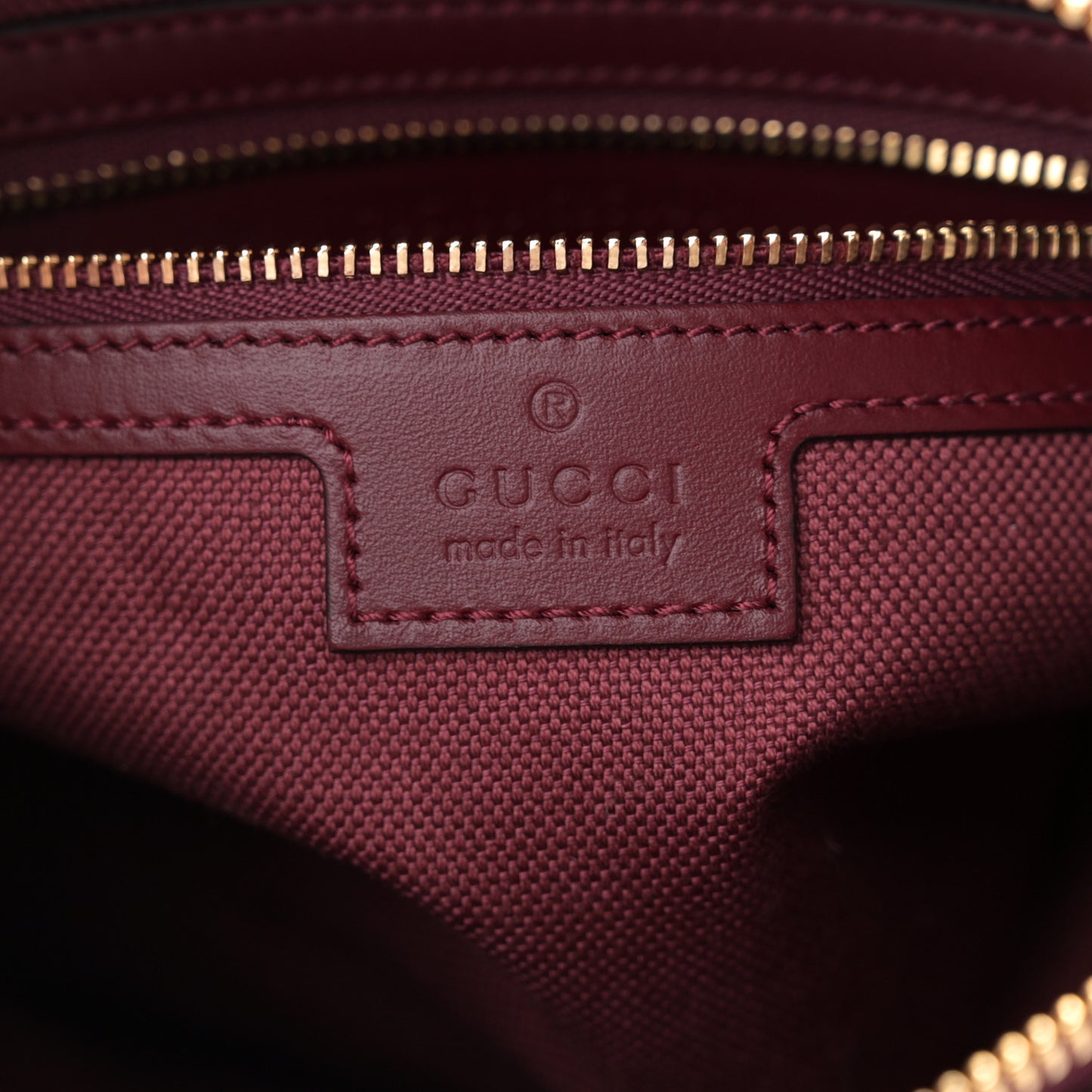 GG Monogram Mini Hobo Rosso Ancora