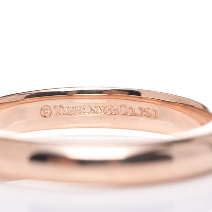Tiffany 18K Rose Gold Heart Lock Charm Ring 50 5.25 4 of 5