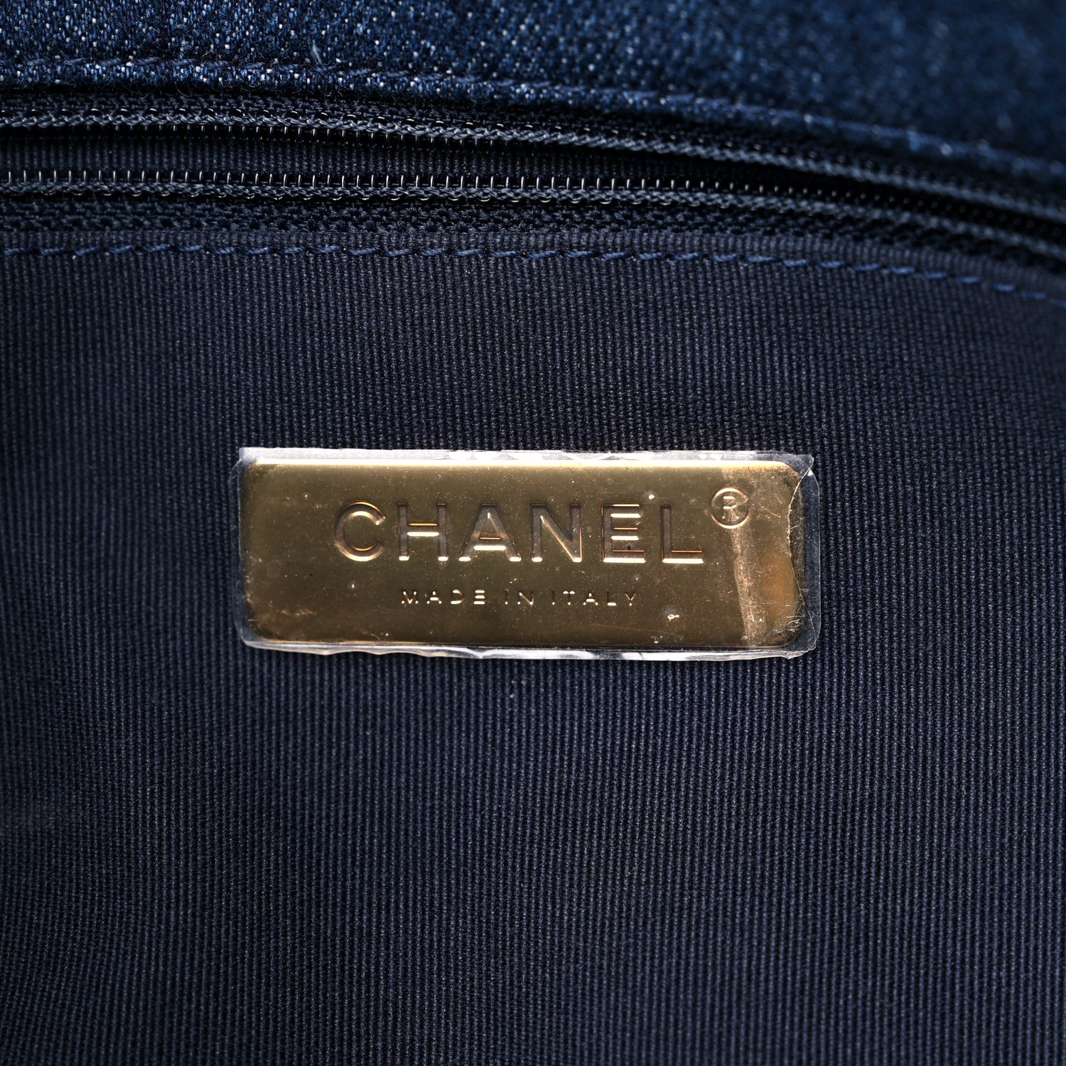 Chanel Denim Quilted Medium Chanel 19 Flap Blue 6 of 10