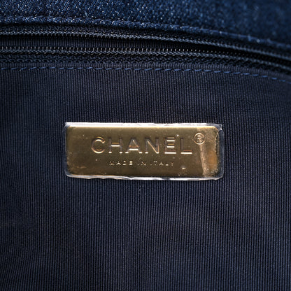 Chanel Denim Quilted Medium Chanel 19 Flap Blue 6 of 10