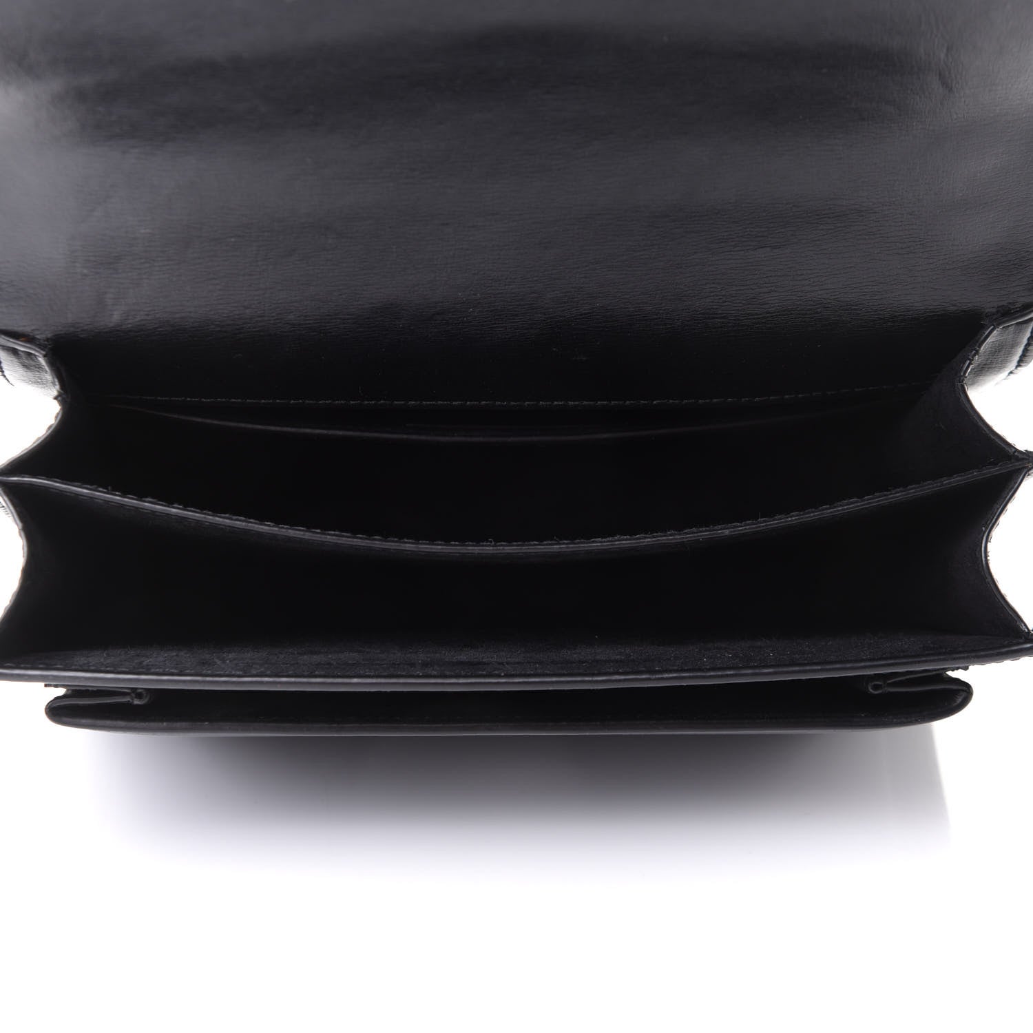 Saint Laurent Calfskin Medium Monogram Sunset Black 8 of 20