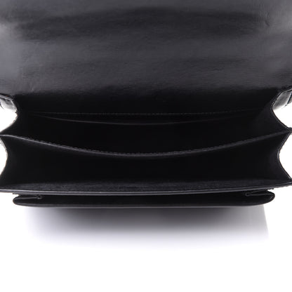 Saint Laurent Calfskin Medium Monogram Sunset Black 8 of 20