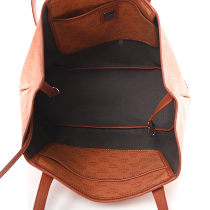MCM Coated Canvas Shopper Tote Orange 6 of 15