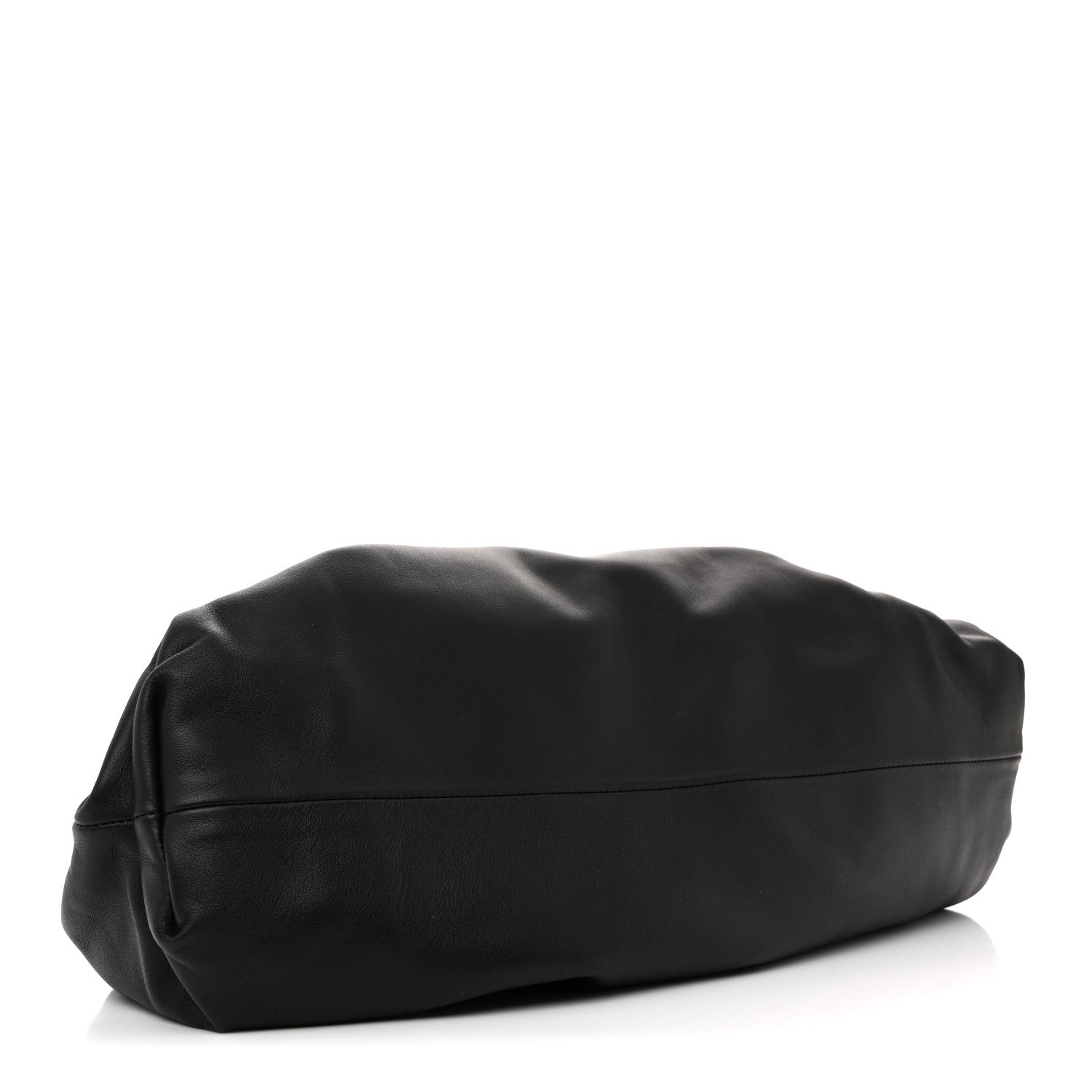 Bottega Veneta Smooth Butter Calf The Pouch Oversized Clutch Black 4 of 10
