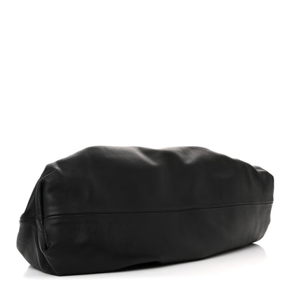 Bottega Veneta Smooth Butter Calf The Pouch Oversized Clutch Black 4 of 10